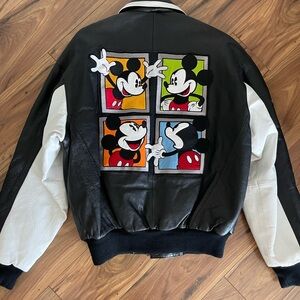 Vintage Mickey & Co - Mickey Mouse Leather Jacket Size small